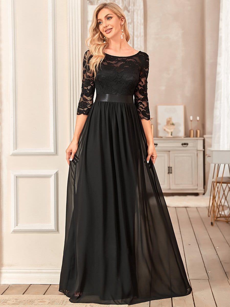 lace long sleeve dress